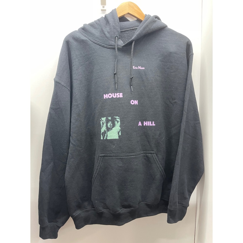 Eric Nam House on a Hill World Tour 2023 2024 Black Hoodie Mens Large Concert